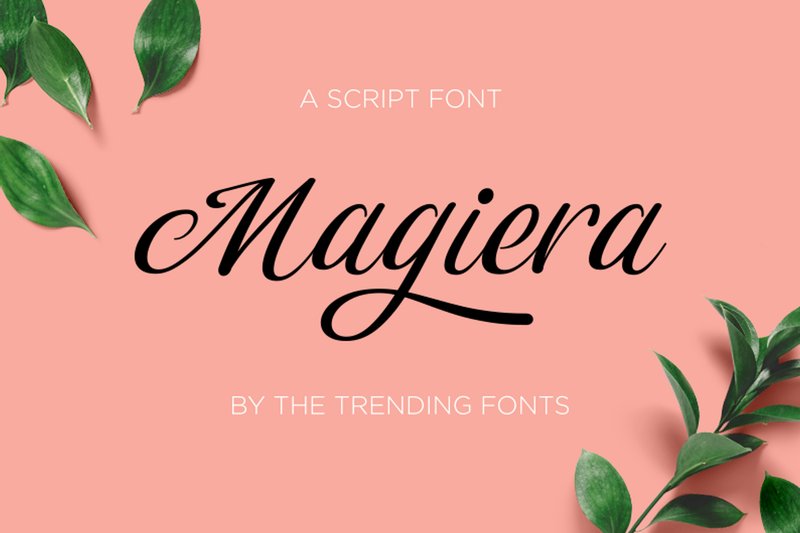 magiera script free valentine font