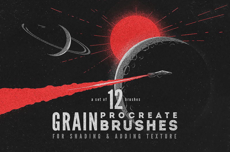 free procreate grain brushes