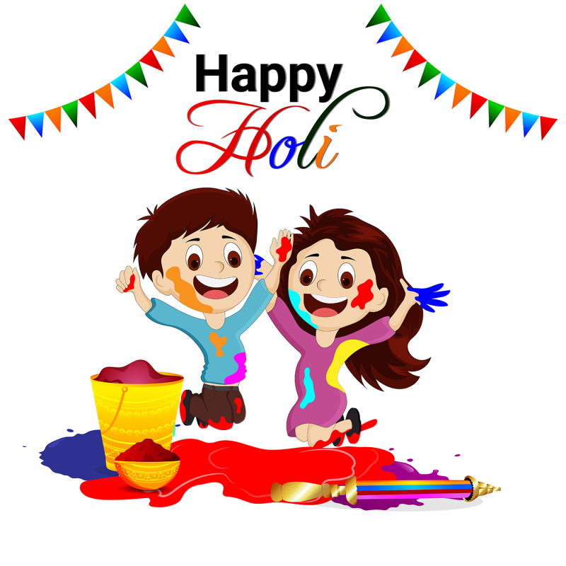 modern holi festival background