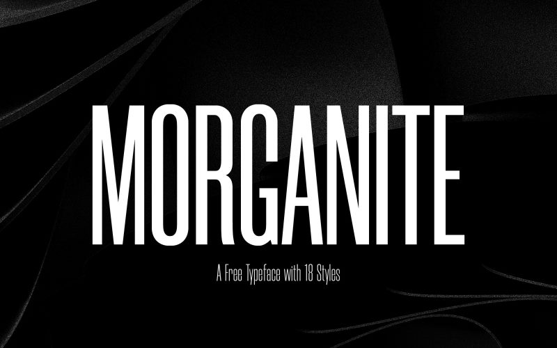 morganite free modern sans serif font