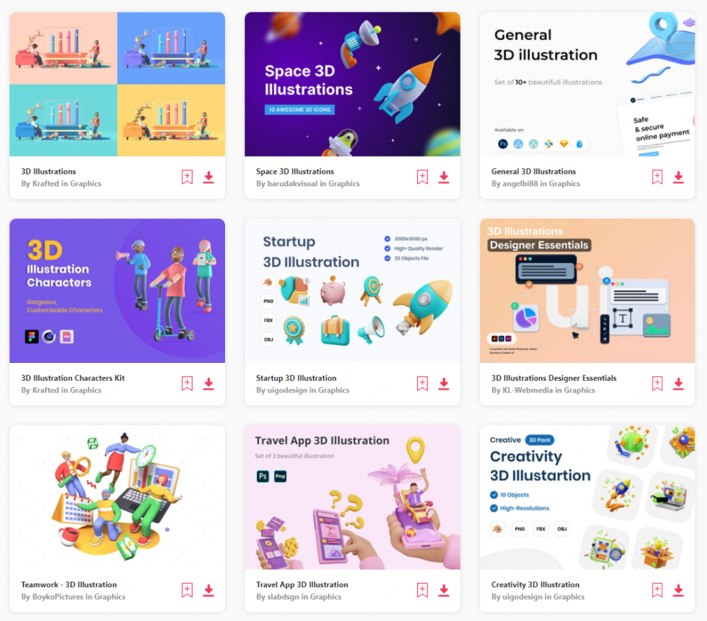 envato elements d illustrations