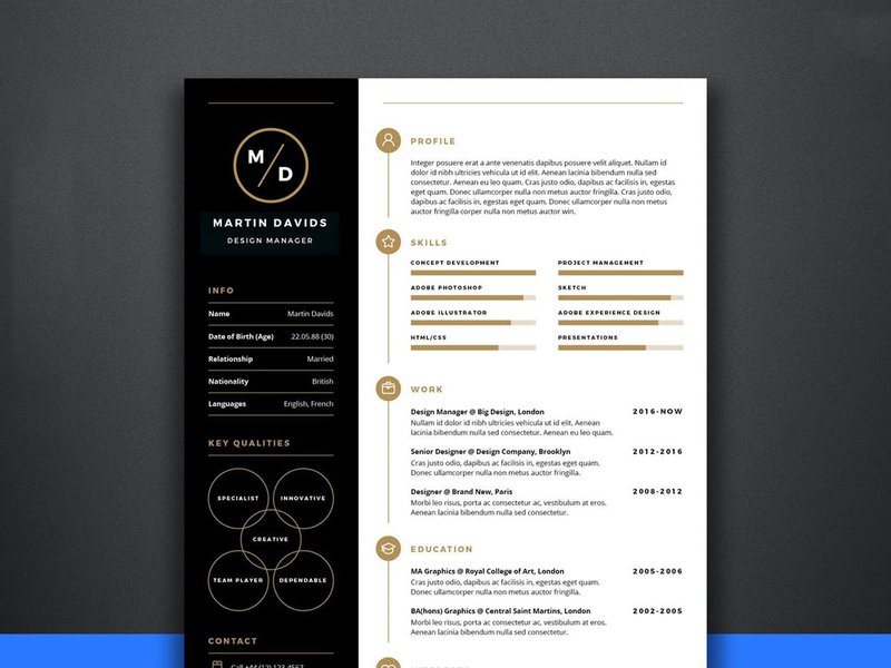 free manager resume template word