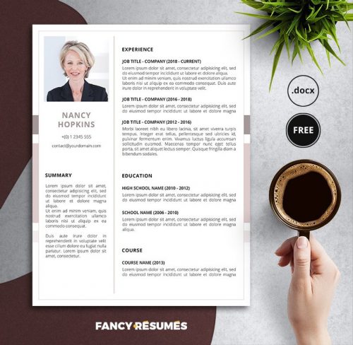 15+ Best Free Resume Templates in Microsoft Word - Super Dev Resources