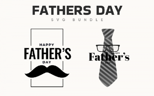 happy fathers day greeting svg featured