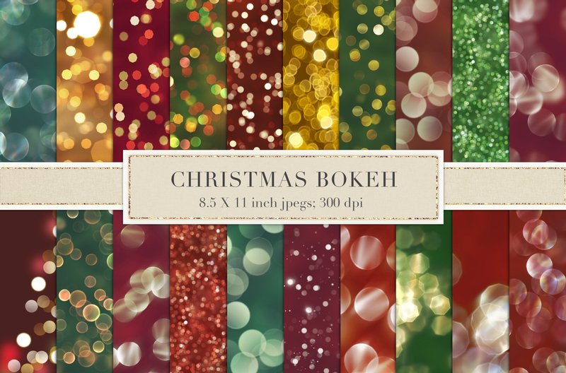 christmas bokeh backgrounds