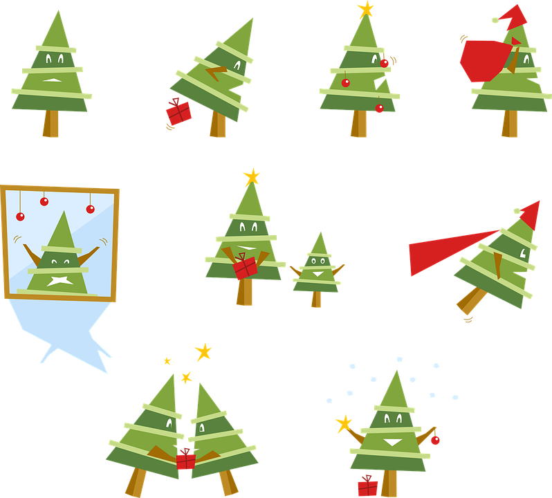 christmas tree character pack