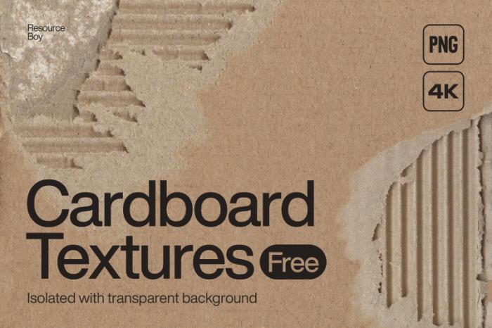 free torn cardboard textures png