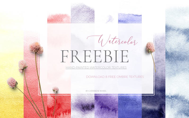 free watercolor ombre textures