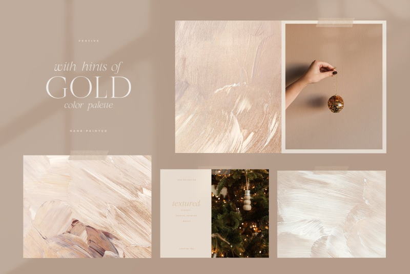 neutral gold festive backgrounds