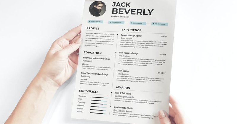 page resume cover letter word