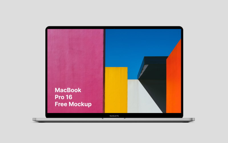 free inch macbook pro mockup