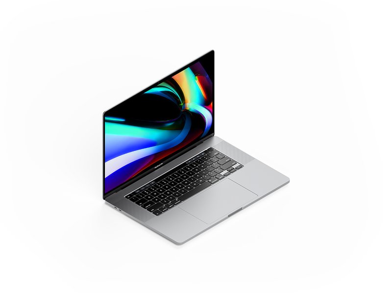 isometrci macbook pro mockup