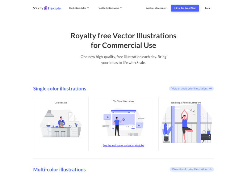 flexiple.com free vector illustrations