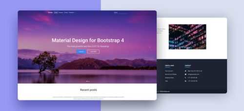 30+ Material Design HTML5 Templates (Free Download & Premium) - Super ...
