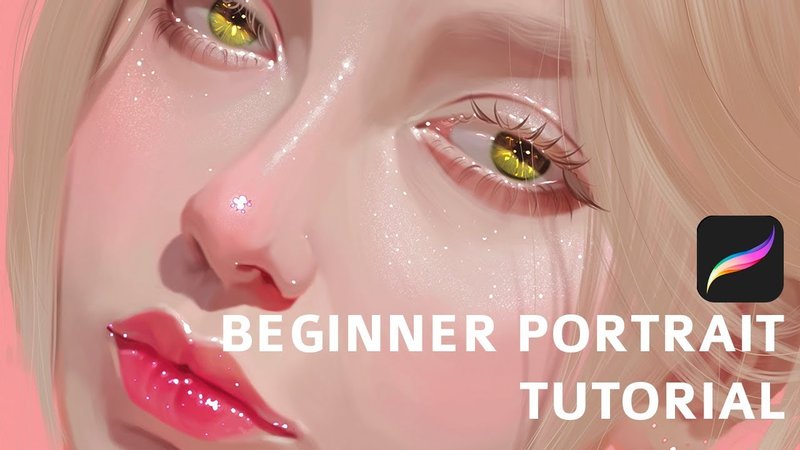 beginner ipad procreate portrait tutorial