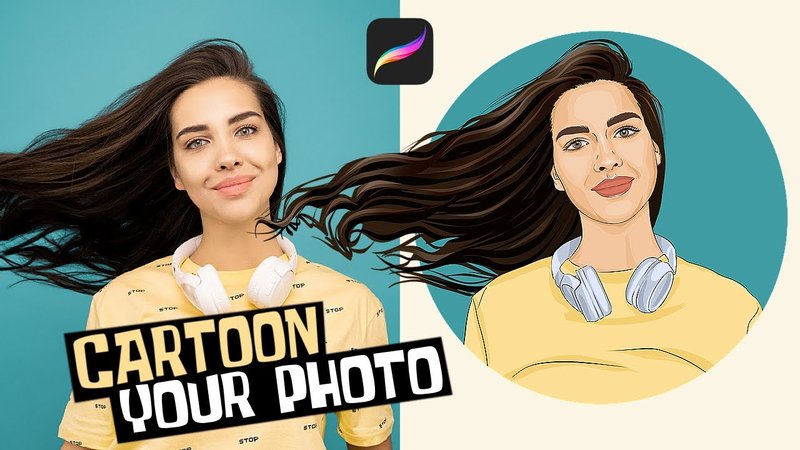 cartoon yourself procreate step by step tutorial