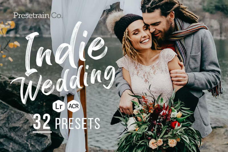 indie wedding presets lightroom