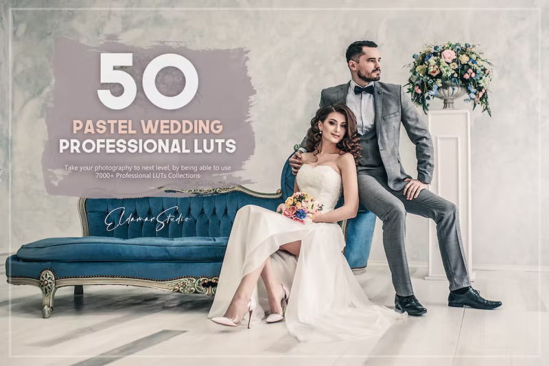 pastel wedding lut pack