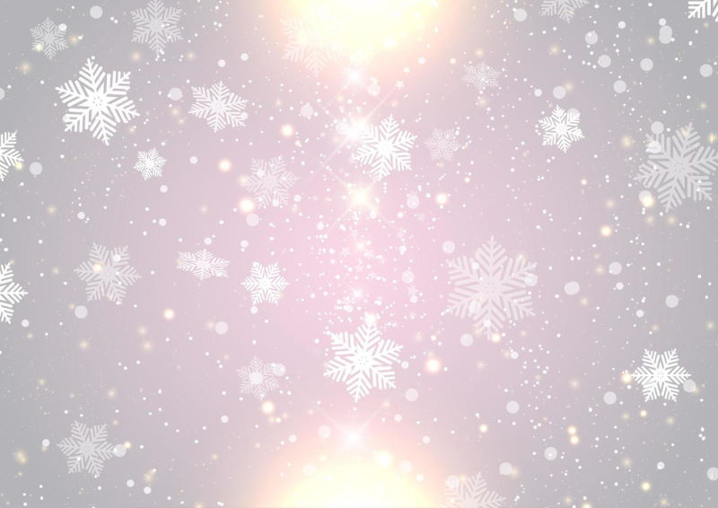 free christmas snowflakes background vector