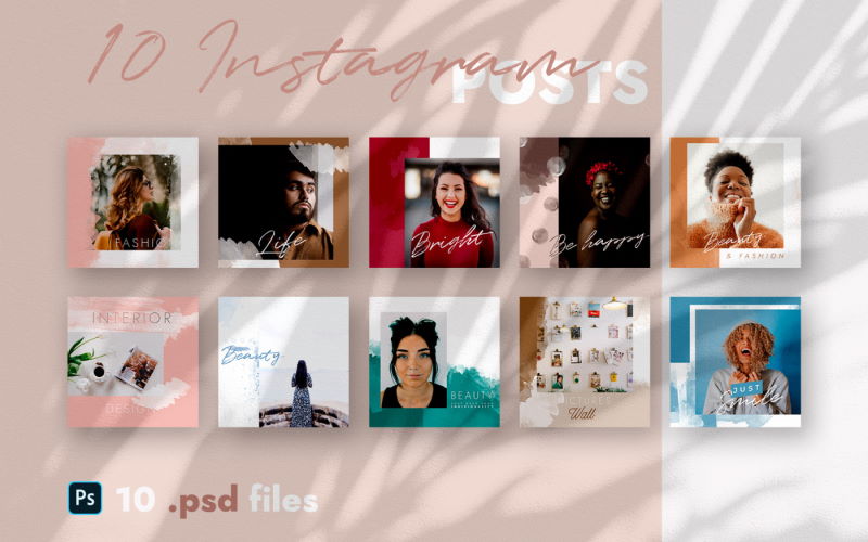 free creative instagram posts templates