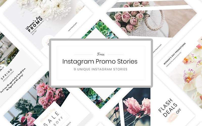 free instagram promotional templates psd