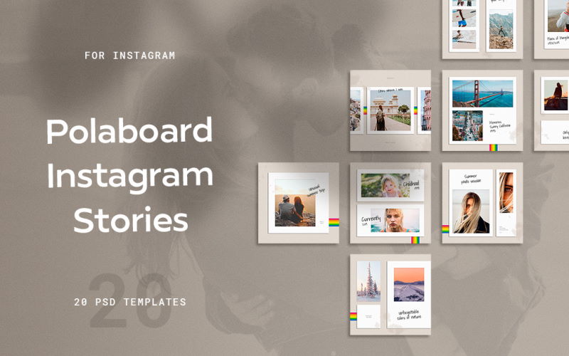 free polaboard instagram post templates