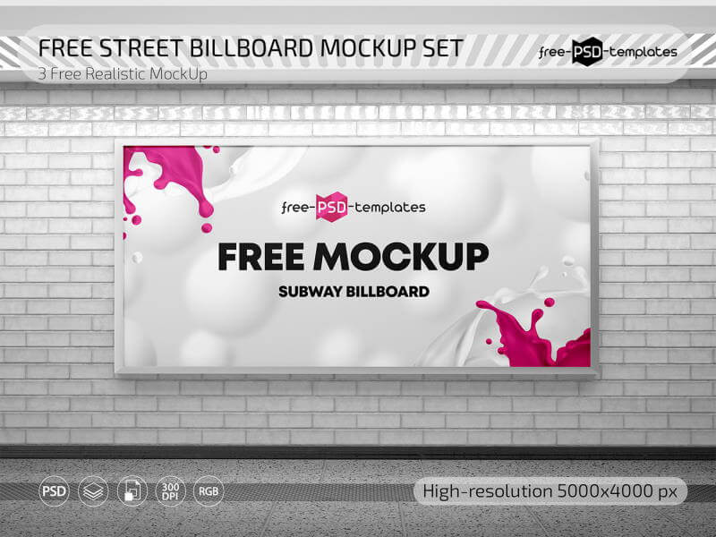 billboard psd mockup