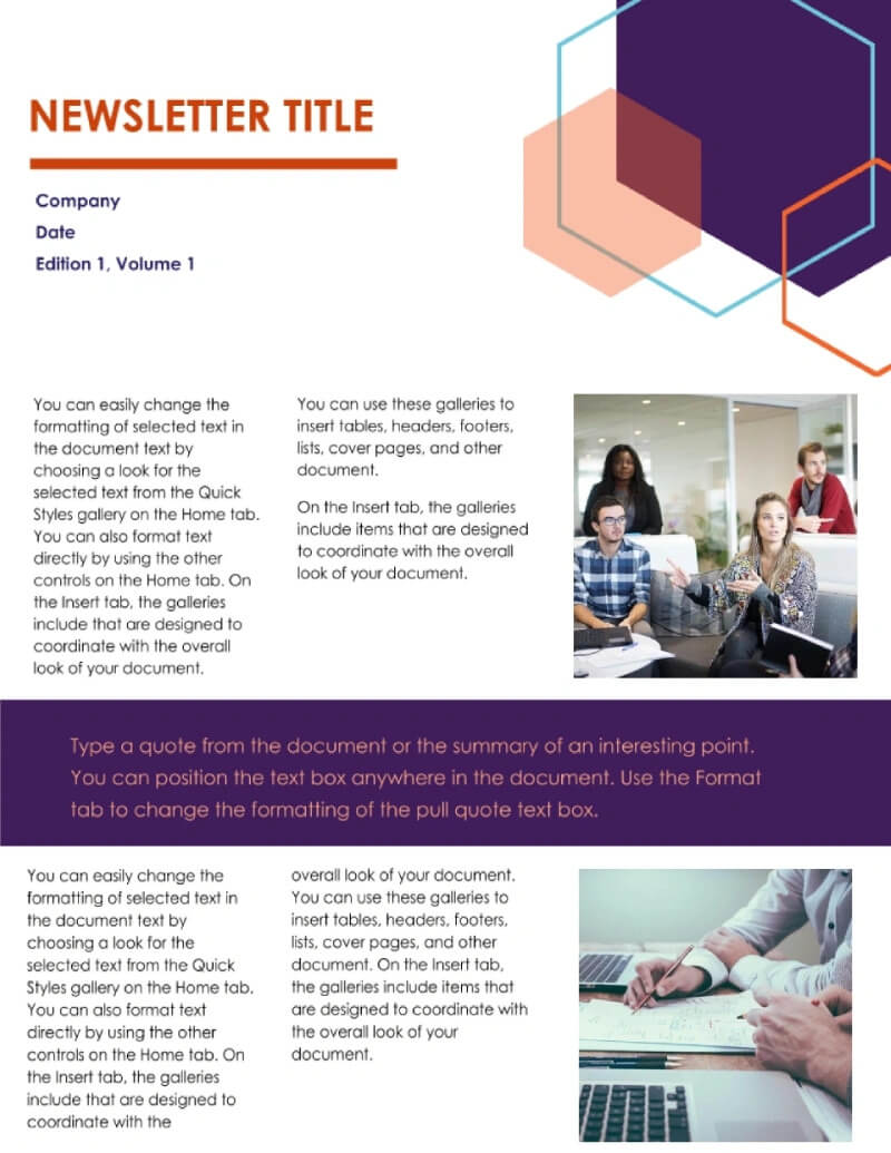 Newsletter Goals Free 30 Google Docs Templates to Increase Your Productivity at Work and ...