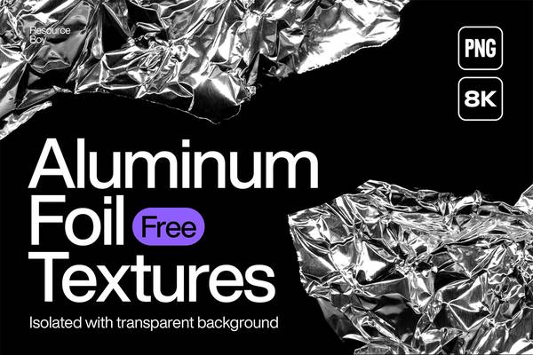 free aluminium foil textures