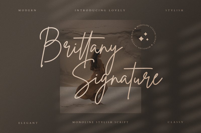 brittany free stylish signature script