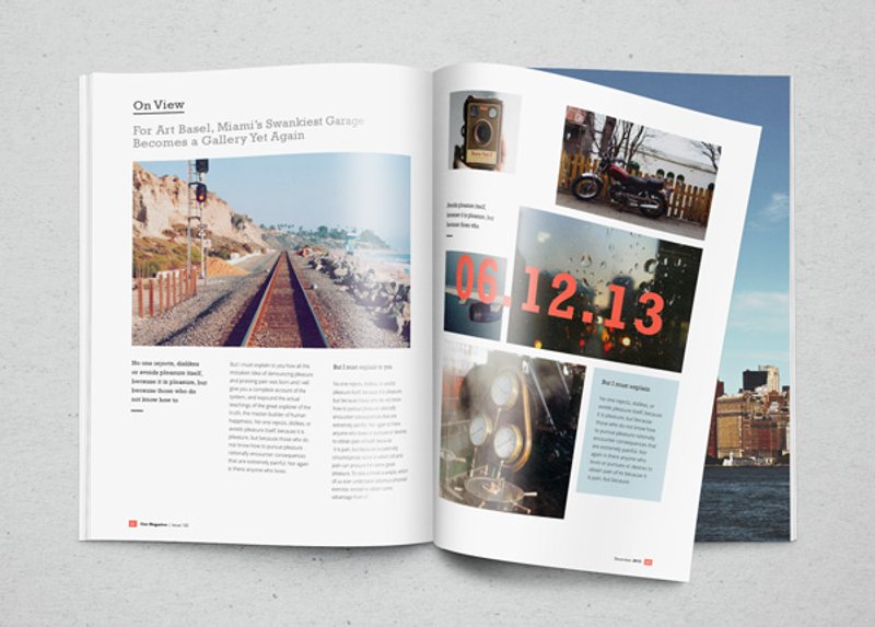 photorealistic magazine mpckup psd