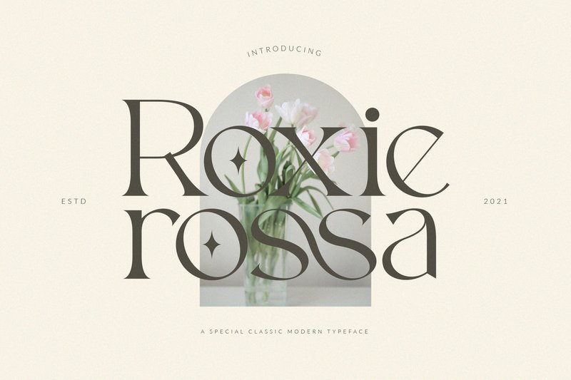 roxie rossa free modern aesthetic font