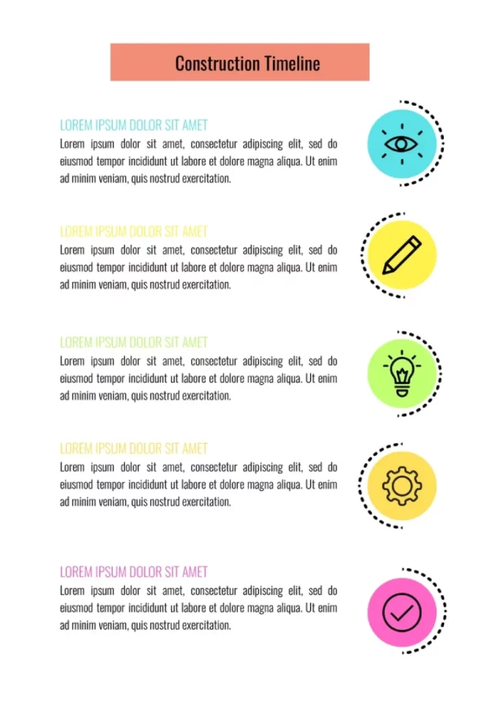 Construction Timeline Template