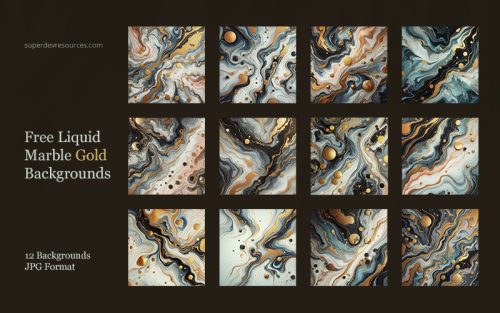 free liquid marble gold backgrounds