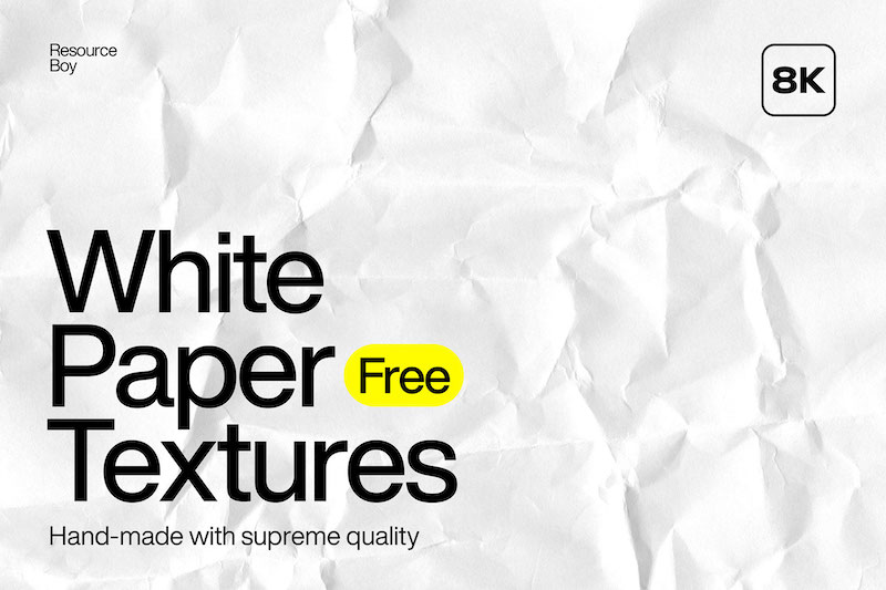free white paper textures k