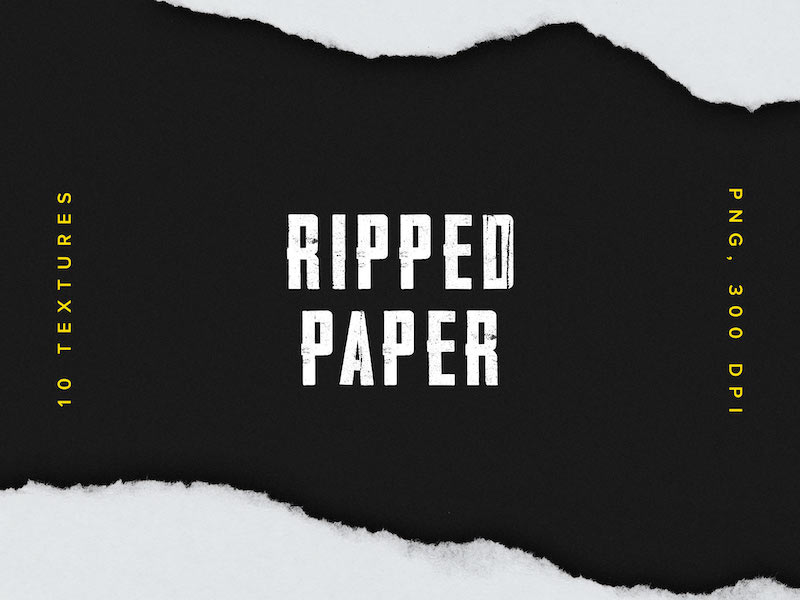 free ripped paper textures png