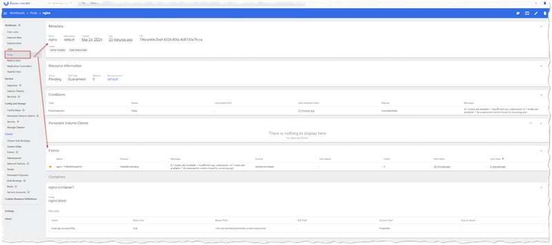 kubernetes dashboard