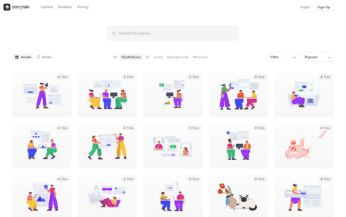 21 Top Places to Find Free Illustrations for Websites and Apps - Super ...