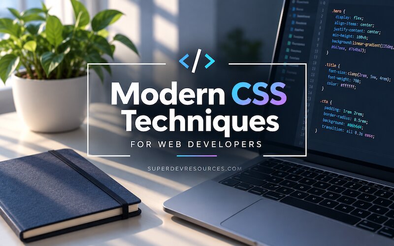 modern css techniques web developers