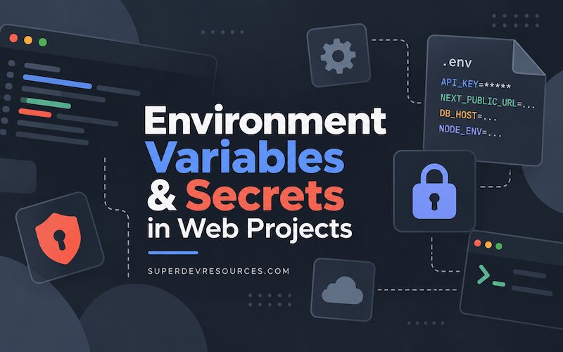environment variables secrets web projects