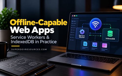 offline capable web apps service workers indexeddb