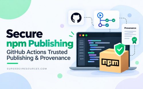 secure npm publishing gihub actions trusted publishing