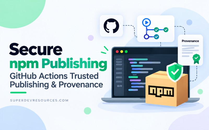 secure npm publishing gihub actions trusted publishing
